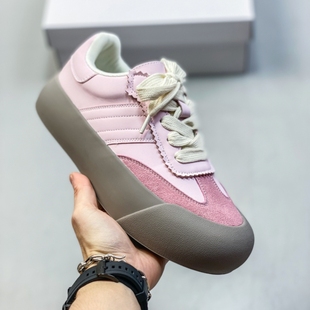 白敬亭同款鞋goodbai蓬蓬鞋女低帮厚底增高休闲胖胖德训鞋熊猫鞋