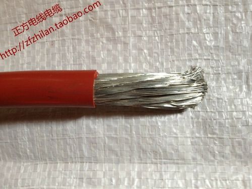 新店开张特价/美国进口硅胶耐高温单芯95平方电线（红色） 47