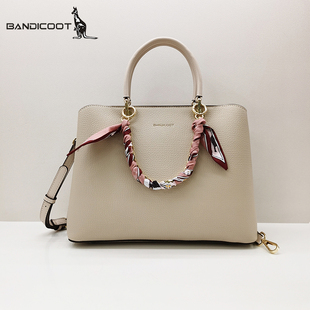 袋鼠女包2025新款 秋冬通勤包大容量高级感手提斜挎包 包包商场同款