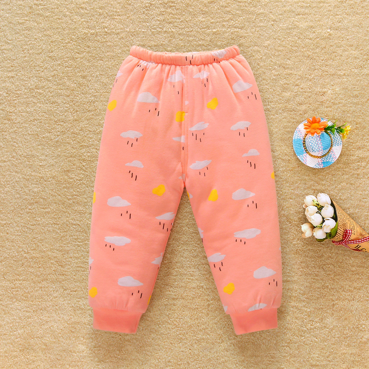 婴儿薄棉裤子纯棉两用裆夹棉保暖裤男女儿童卡通棉裤宝宝居家下装,童装/婴儿装/亲子装,裤子,淘宝优惠券,粉丝福利购,淘宝优惠卷