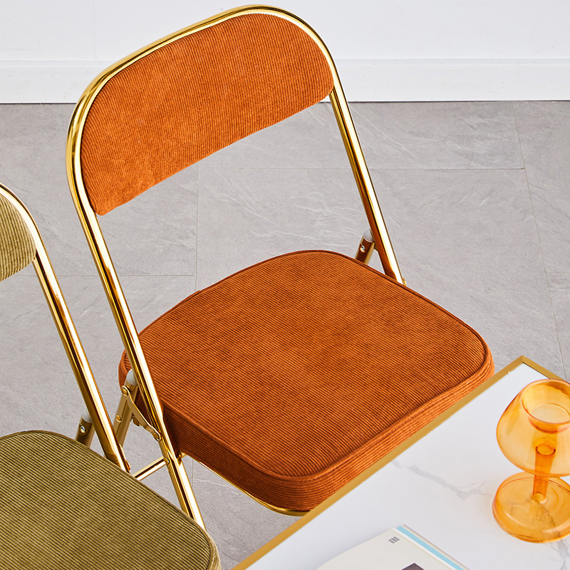 折叠椅餐椅拍照椅加厚金属