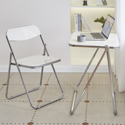 亚克力透明折叠椅拍照椅子