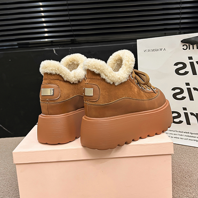 小皮鞋百搭保暖面包鞋乐福鞋