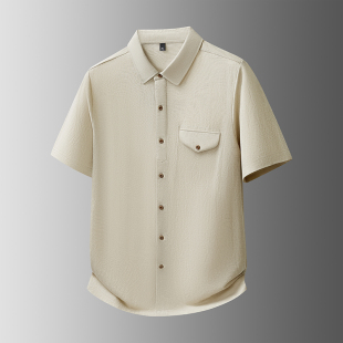 加肥加大码 t恤老钱风松弛感短袖 280斤肥佬胖子宽松上衣男 新款 夏季