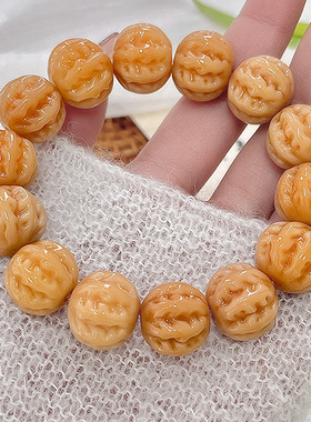 精品菩提根雕刻京八棱手串  菩提子文玩盘玩念珠佛珠手链文玩佛珠