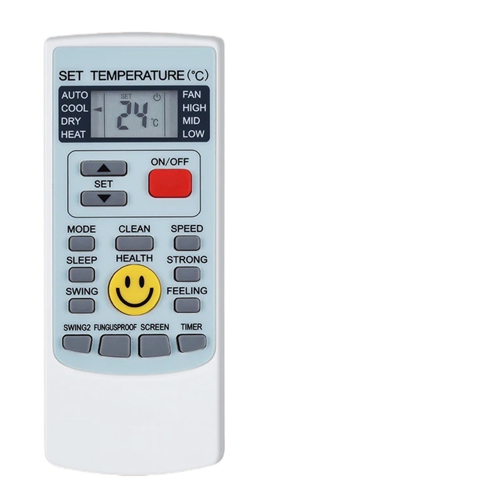 YKR-H209E适用于AUX奥克斯空调笑脸黄键柜机挂机遥控器