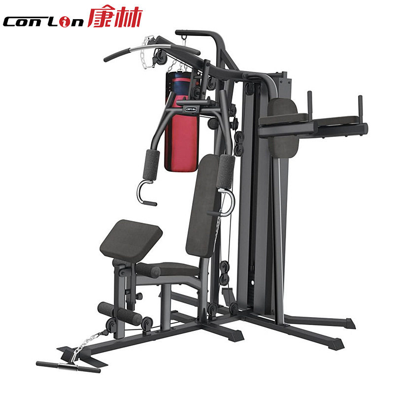 康林FC6015商用三人站健身房多功能家用大型组合综合力量训练器械