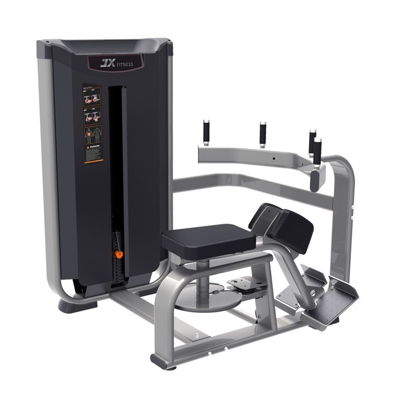 军霞jx-3044 商用坐姿式躯干转体扭腰旋转腰腹转动力量训练器械