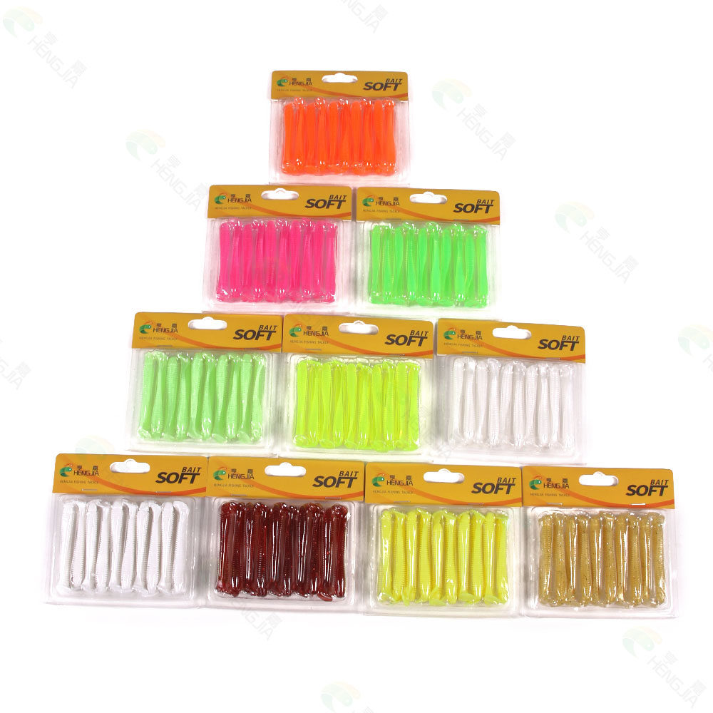 Đồ câu cá henjia mồi câu lure mồi mềm đuôi t xoắn ốc lực kéo mồi câu lure du lịch sâu mềm mồi câu giả câu cá