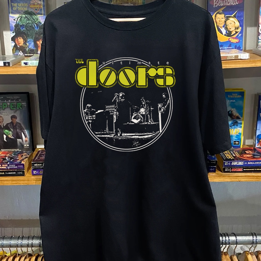 大门乐队吉姆莫里森复古短袖T恤