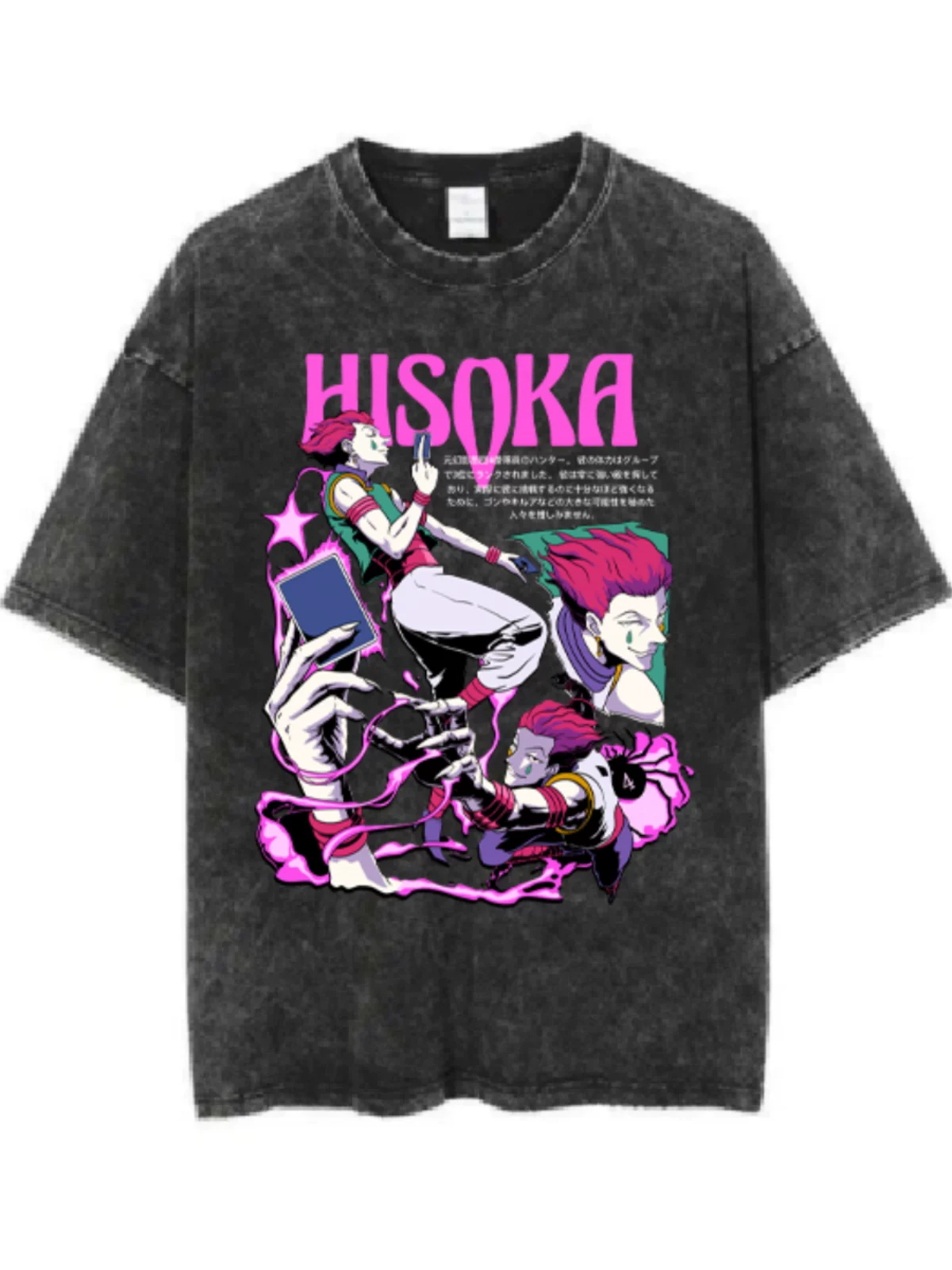 Summer Japanese cotton T-shirt with a round collar for leisure, with short sleeve
