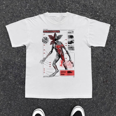 怪奇物语纯棉印花短袖T恤