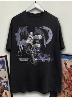 数码宝贝Digimon水洗做旧纯棉T恤