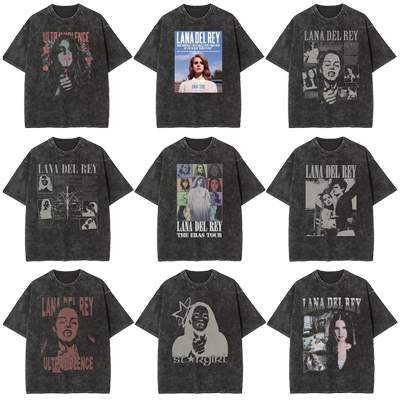 短袖街头日常青少年水洗做旧