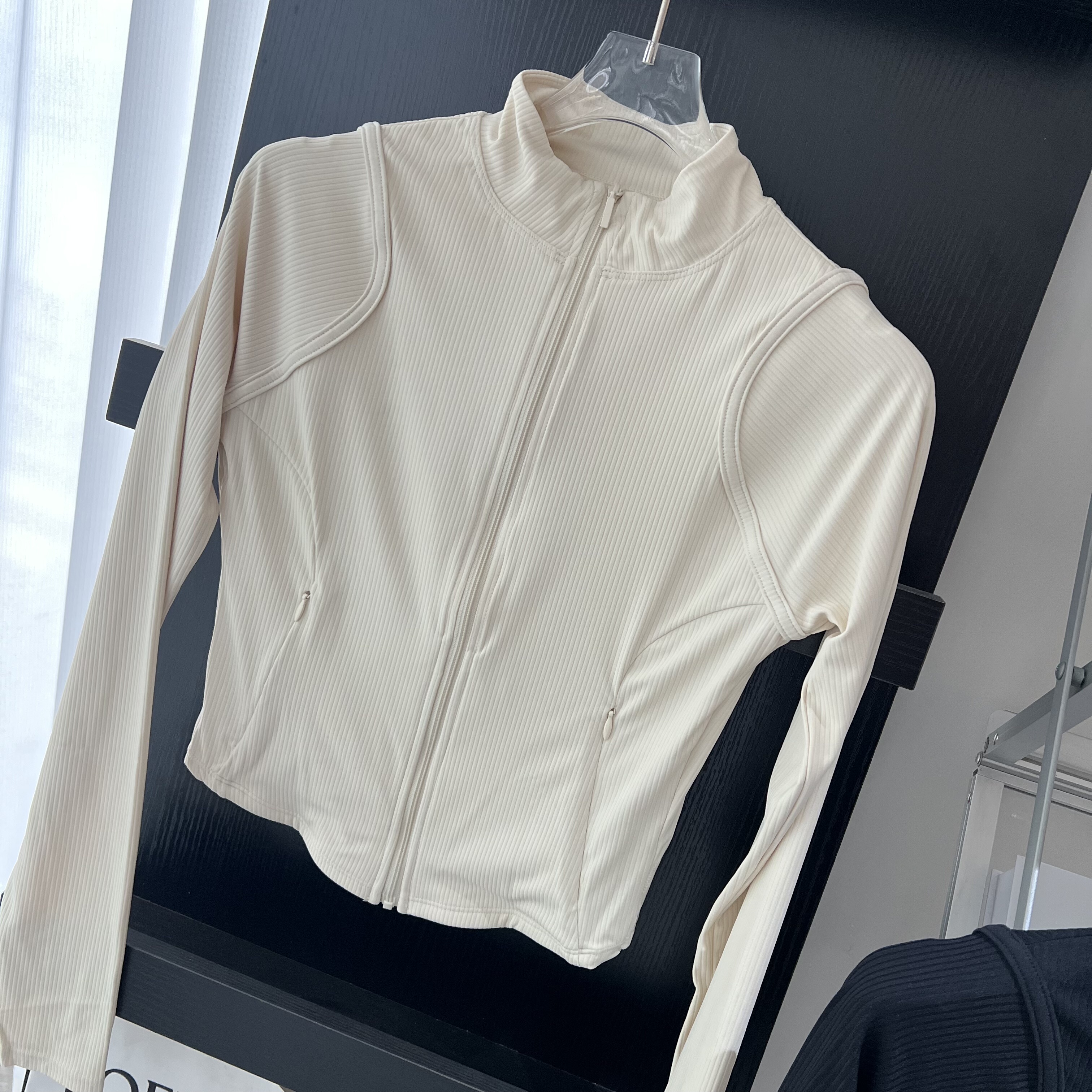 捡漏价 瑜伽服外套女修身显瘦运动上衣专业跑步健身夹克