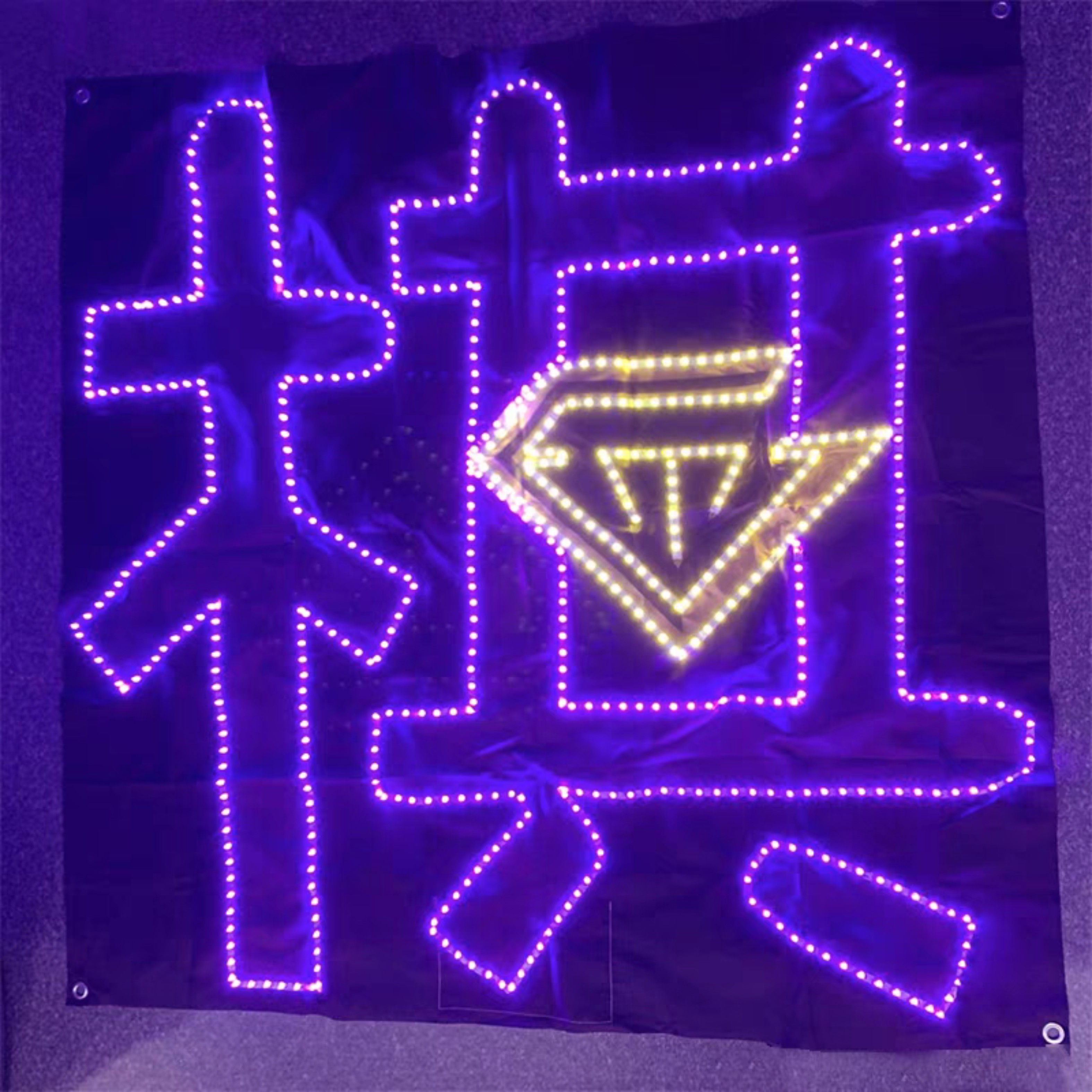邓紫棋超薄软灯牌定制演唱会明星应援周边LED超薄贴片团购优惠