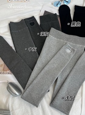 25820舒适时尚保暖打底袜裤升级版格雷色系高弹力实惠跑量连袜裤