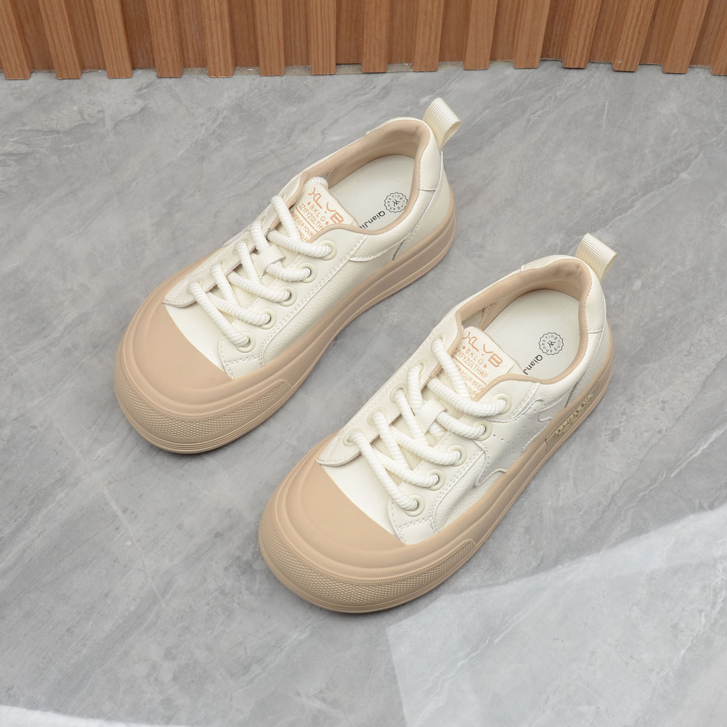 厚底星星板鞋休闲运动小白鞋单鞋