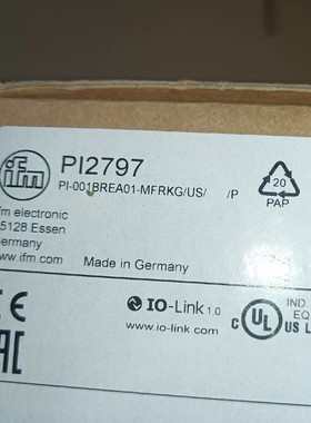【维修】易福门ifm流量计全新的3个，具体型号是pi2797全新没开