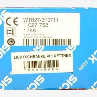 西克全新光电传感器 3P3711 WTB27 维修 Sick