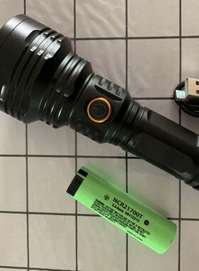 LED 三SST40灯珠液晶屏幕检测可充电户外21700强光手电筒