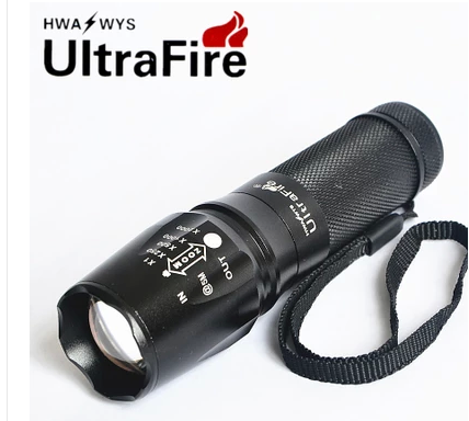 强光手电筒Ultrafire伸缩变焦