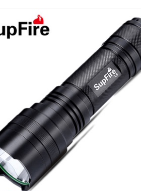 SupFire神火L6强光手电筒26650大容量锂电池防水L6-XPE L6-R5可选