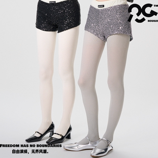 袜防勾丝不掉裆 打底裤 灰色80D天鹅绒连裤 袜竖条纹白丝袜女春秋款