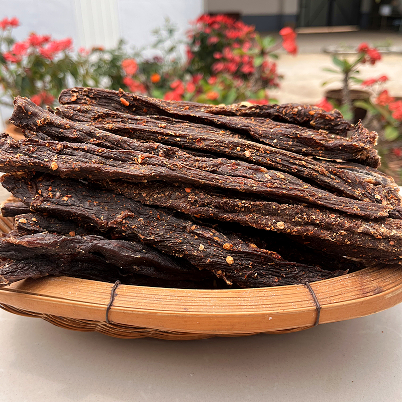 清真即食风干牛肉棒云南特产手撕正宗黄牛肉麻辣牛肉干零食包邮