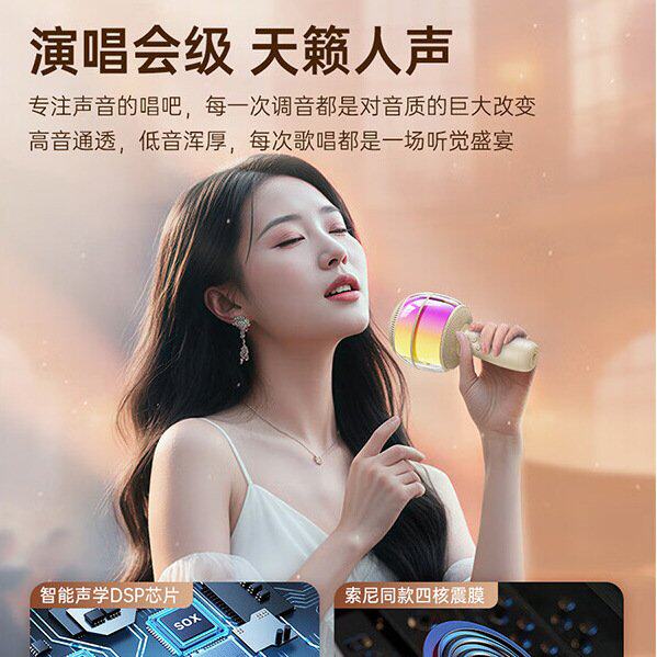 十大名牌曼哈顿柏林之声德国进口音质无线手持话筒音响一体麦克风