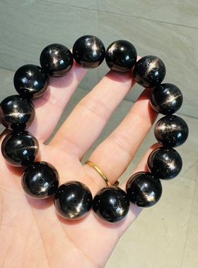 埃及老矿猫眼金运石手链男女手串