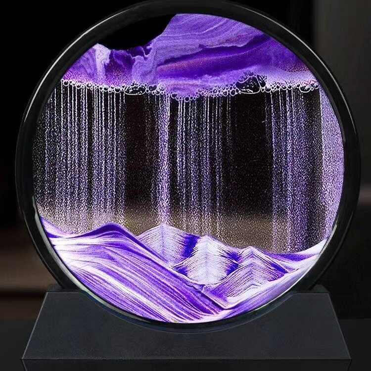 流沙画摆件沙漏客厅电视柜酒柜桌面装饰品创意办公室轻奢礼物批发