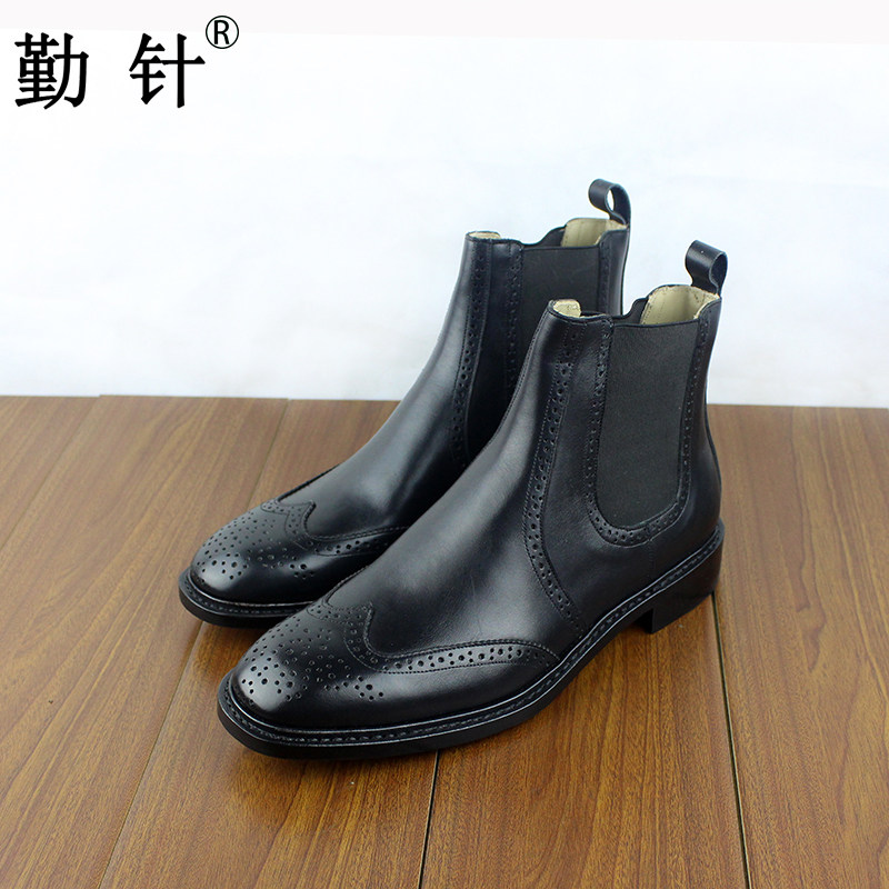 固特异手工皮鞋高帮定制男鞋牛皮底定做休闲马丁靴大小码|ruв категории Мужская обувь, сапоги - от Buy2taobao.com для оказания профессиональной услуги покупки агента Taobao