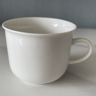 微瑕疵200毫升陶瓷水杯加厚家用杯奶茶杯白色早餐杯子牛奶杯咖啡