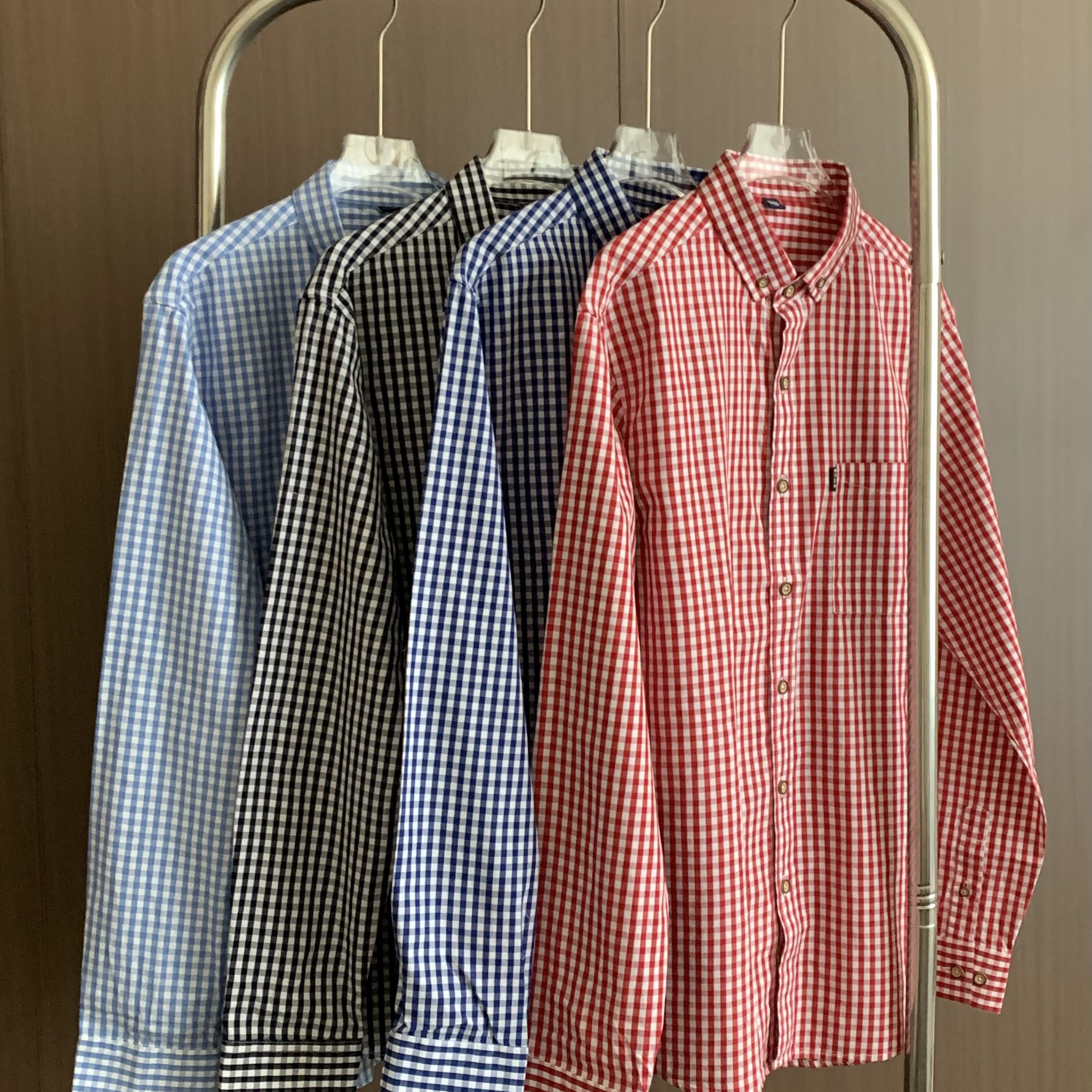 2025秋新品U+同款男女情侣休闲长袖衬衫日系复古纯棉格子休闲衬衣,男装,衬衫,淘宝优惠券,粉丝福利购,淘宝优惠卷