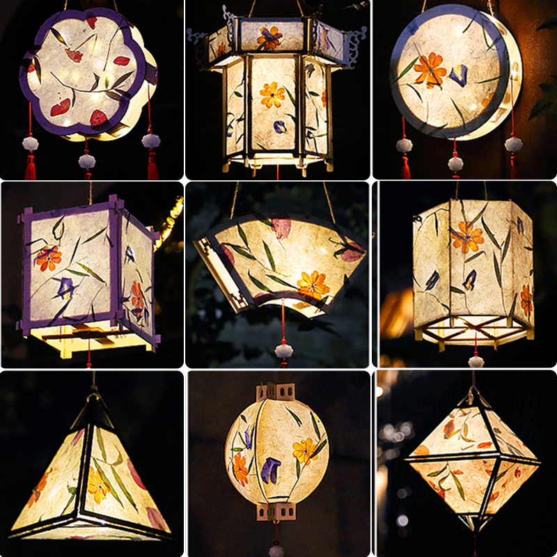 新年花灯手工diy材料包手工灯笼