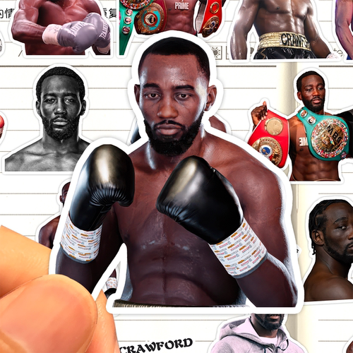 特伦斯克劳福德贴纸高清防水职业拳击运动员Terence Crawford贴画