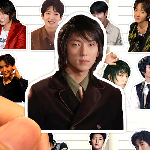 李准基贴纸高清防水韩国男演员LEE JOON GI收藏手账装饰粘贴画