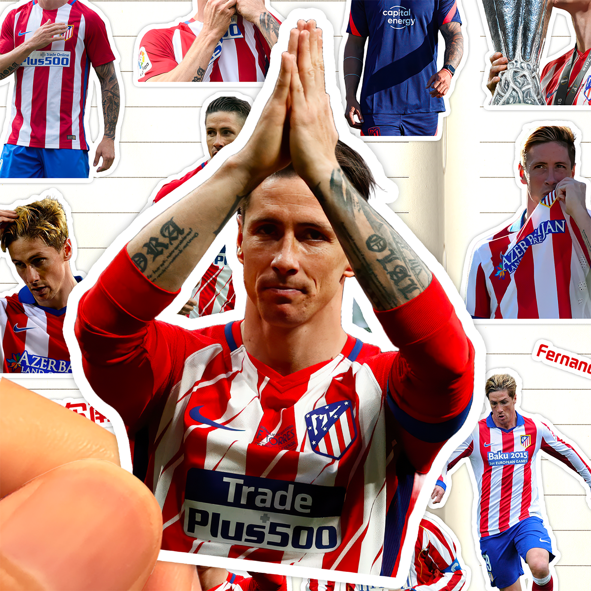 费尔南多托雷斯贴纸高清防水马竞主教练FernandoJoseTorresSanz贴