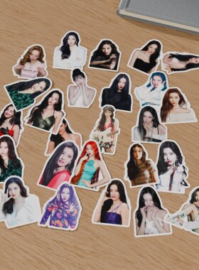 李宣美贴纸高清防水韩国女歌手Sunmi lee小美收藏手账装饰粘贴画