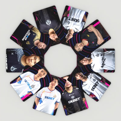 The MongolZ小卡双面高清加硬乌兰巴托战队csgo一哥队伍收藏卡片