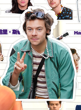 哈里斯泰尔斯贴纸高清防水英国男歌手Harry Styles哈卷收藏装饰画
