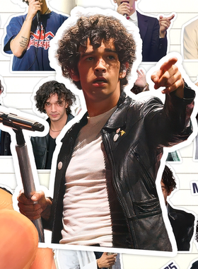 马蒂希利贴纸高清防水The1975摇滚乐队主唱Matty Healy收藏粘贴画