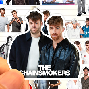 烟鬼组合贴纸高清防水电子音乐组合The Chainsmokers装饰粘贴画