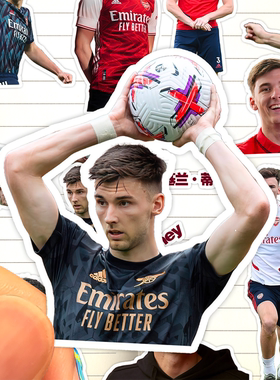 基兰蒂尔尼贴纸高清防水阿森纳职业足球运动员Kieran Tierney贴画