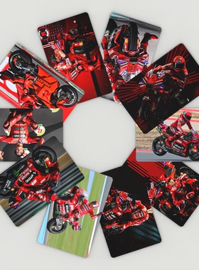 马克马奎斯小卡双面高清加硬MotoGP摩托车手Marc Marquez收藏卡