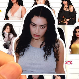 XCX洗茶收藏粘贴画 查莉XCX贴纸高清防水英国流行乐女歌手Charli