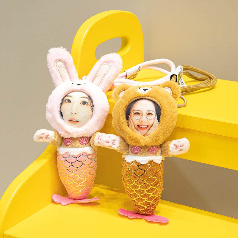 diy照片定制定做卡通钥匙扣来图挂件情侣包包挂饰女礼物创意礼品