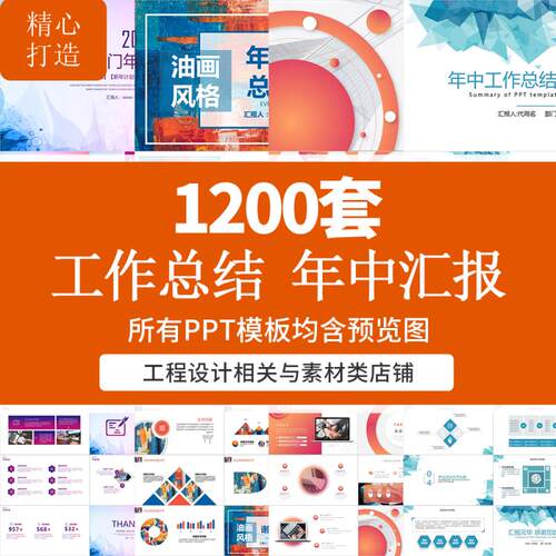 ppt模板年终汇报商务动态工作总结年度日常新年计划述职报告简约