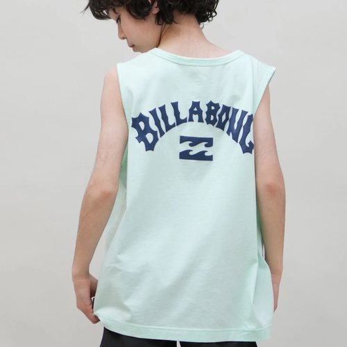 Kiddielove 日本代购 童装 BILLABONG接触冷感后印花宽松无袖背心